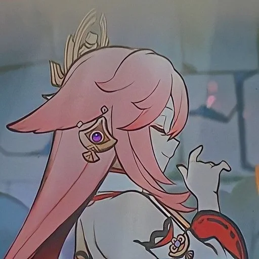 Эмодзи Yae Miko