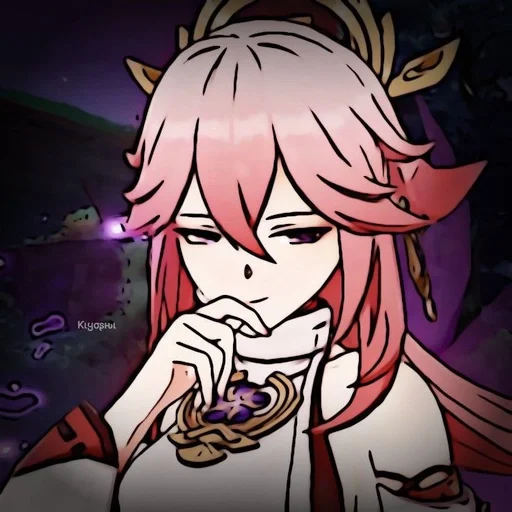 Эмодзи Yae Miko