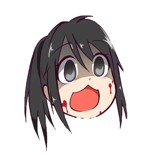 Эмодзи Yandere-chan
