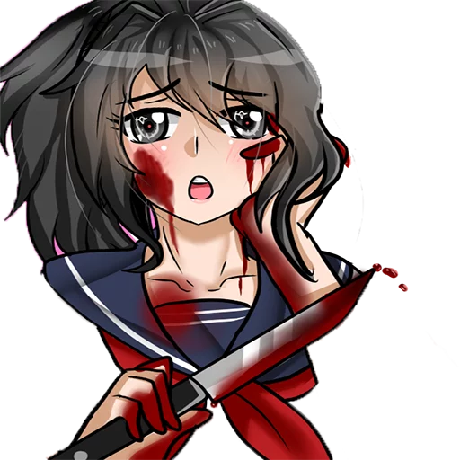 Эмодзи Yandere-chan