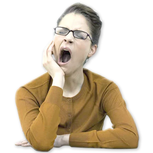 Эмодзи Зевота