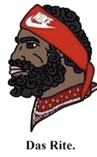 Эмодзи Yes Chad