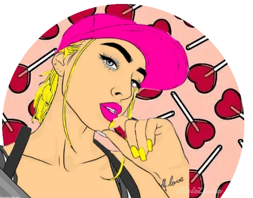 Эмодзи Young Ladies