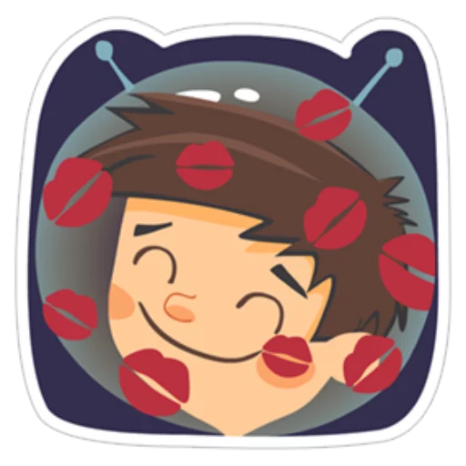 Эмодзи Young Love in Space ?