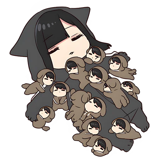 Эмодзи Юрудура-тян | Yurudara-chan