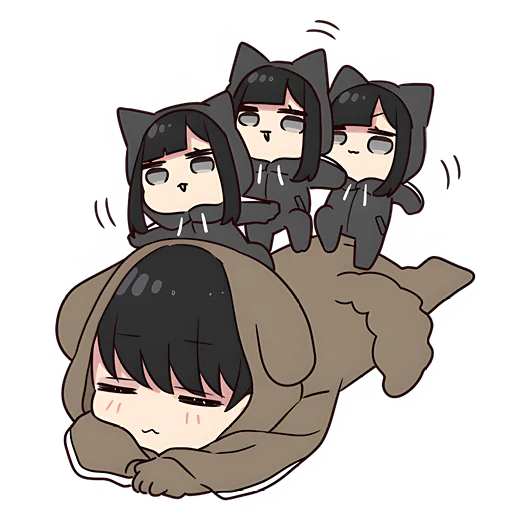 Эмодзи Юрудура-тян | Yurudara-chan