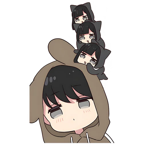 Эмодзи Юрудура-тян | Yurudara-chan