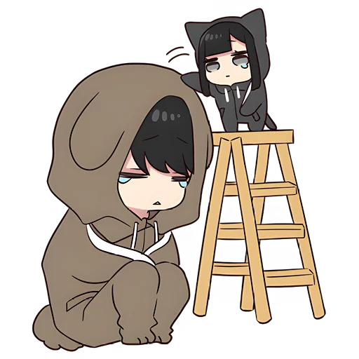 Эмодзи Юрудура-тян | Yurudara-chan