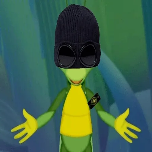 Эмодзи Упоротый Лунтик