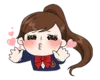 Эмодзи Yuko the Schoolgirl