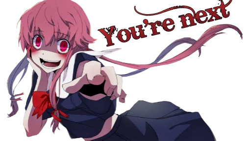 Эмодзи Yuno Gasai | Future Diary