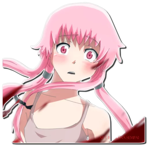 Эмодзи Yuno Gasai | Future Diary