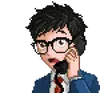 Эмодзи Yuppie psycho