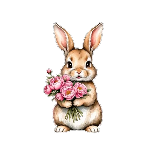 Эмодзи Зайка