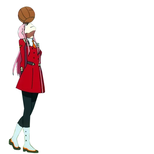 Эмодзи Darling in the franxx Zero Two