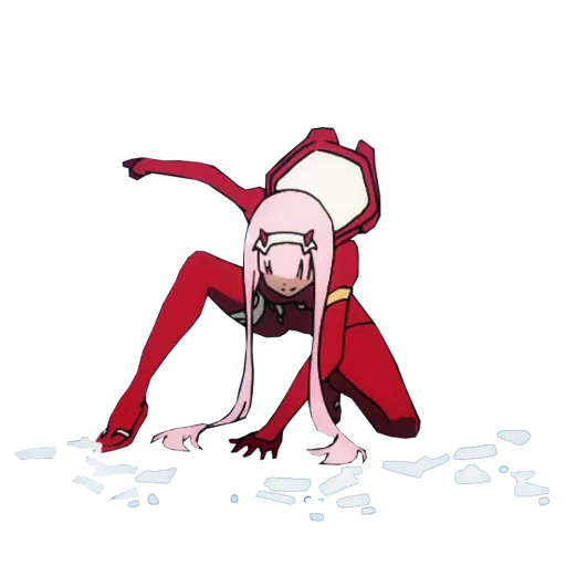 Эмодзи Darling in the franxx Zero Two