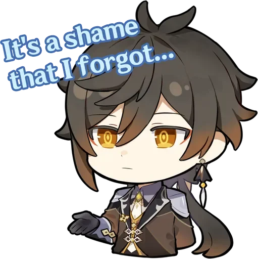 Эмодзи Zhongli Stickers 1