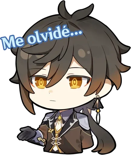 Эмодзи Zhongli Stickers 1