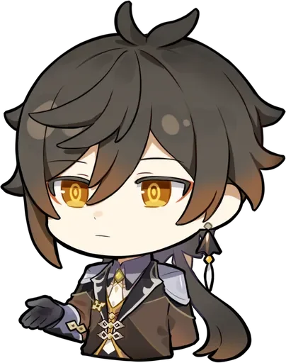Эмодзи Zhongli Stickers 1