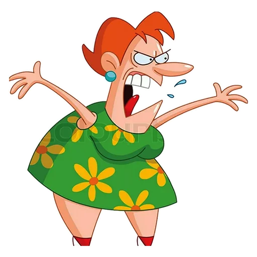 Эмодзи Злая женщина