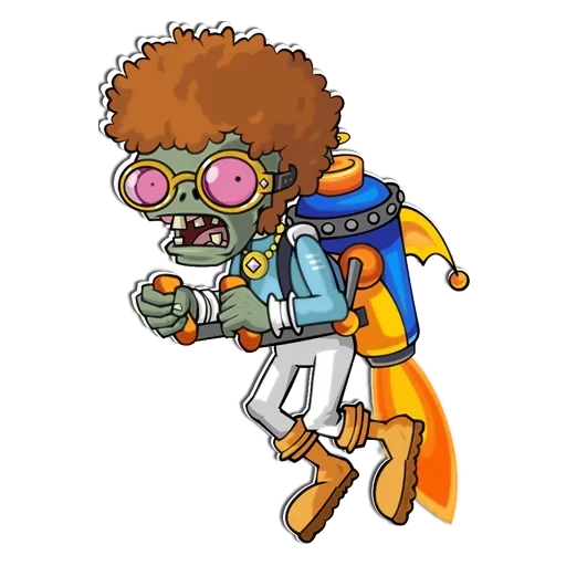 Эмодзи Зомби vs Растения