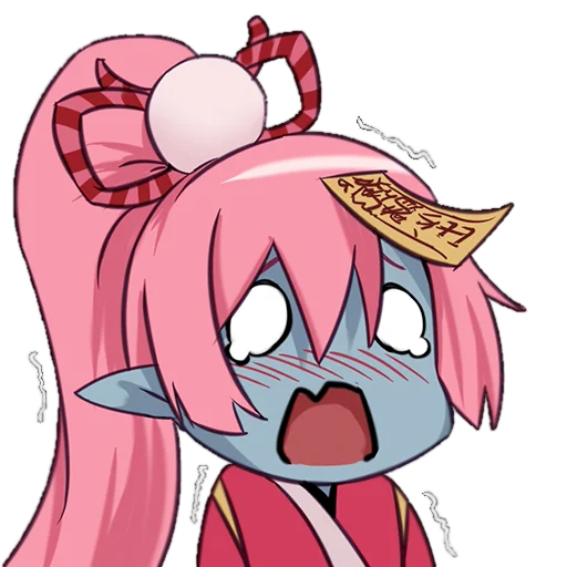 Эмодзи zombie elf girl mini pack