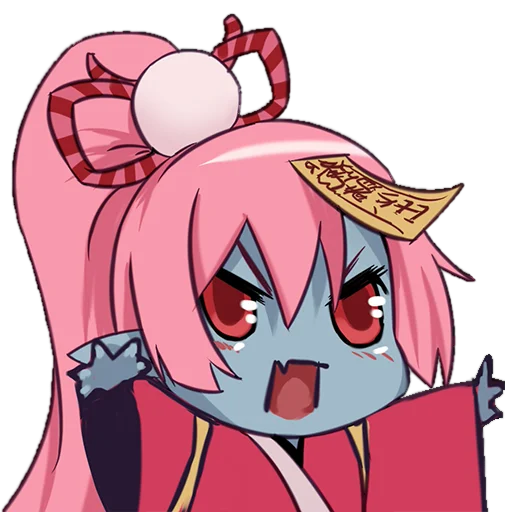 Эмодзи zombie elf girl mini pack