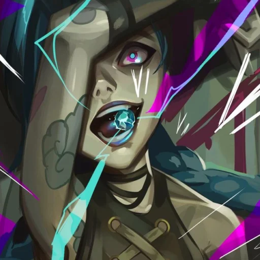 Эмодзи Vi x Jinx