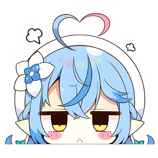 Эмодзи Снежная Лами–тян