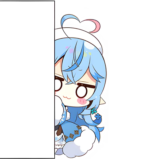 Эмодзи Снежная Лами–тян