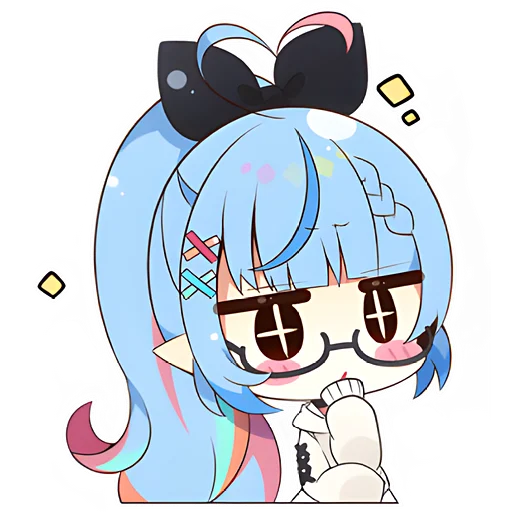 Эмодзи Снежная Лами–тян