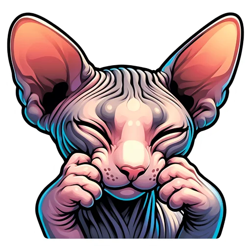 Эмодзи sphynxes | сфинкс