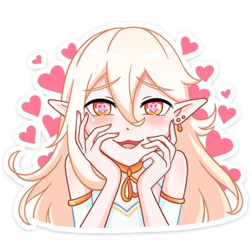 Эмодзи Айрис без надписей