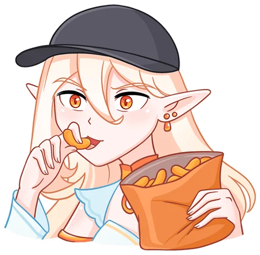 Эмодзи Айрис без надписей