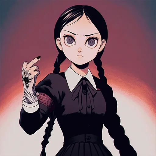 Эмодзи Уэнсдэй