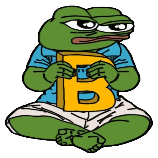 Эмодзи Alphabet with Pepe