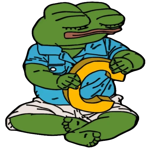 Эмодзи Alphabet with Pepe
