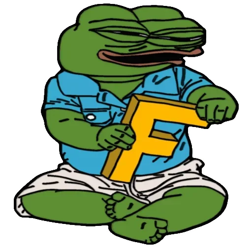 Эмодзи Alphabet with Pepe