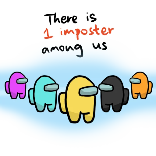 Эмодзи Among us meme