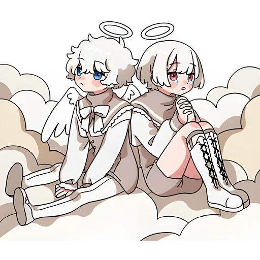 Эмодзи Ангельский мальчик