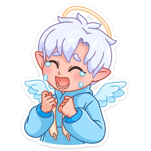 Эмодзи Ангел-кун