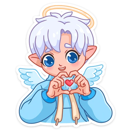 Эмодзи Ангел-кун