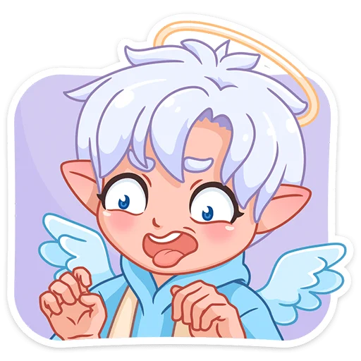 Эмодзи Ангел-кун