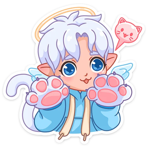 Эмодзи Ангел-кун