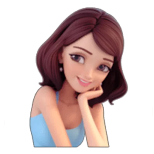 Эмодзи Brunette