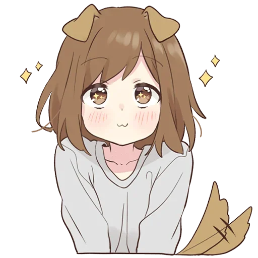Эмодзи Cute Girl