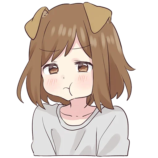 Эмодзи Cute Girl