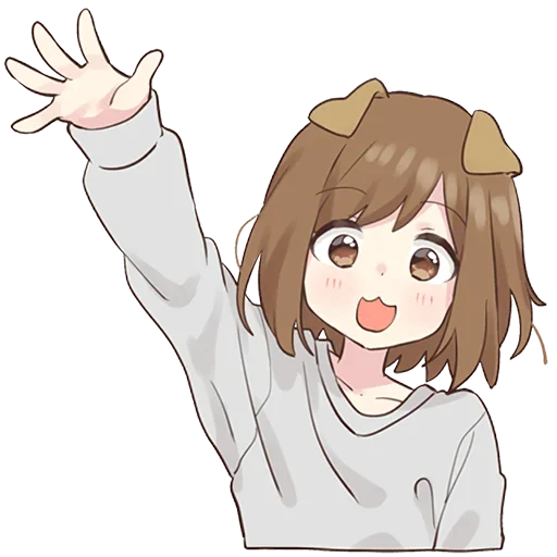 Эмодзи Cute Girl
