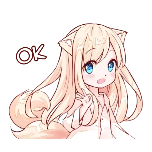 Эмодзи Аниме тян