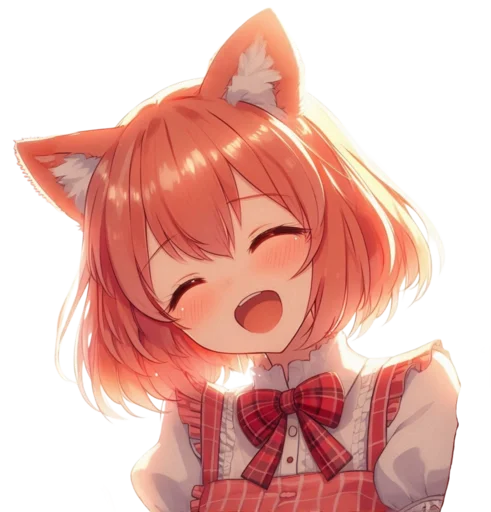 Эмодзи anime cats love